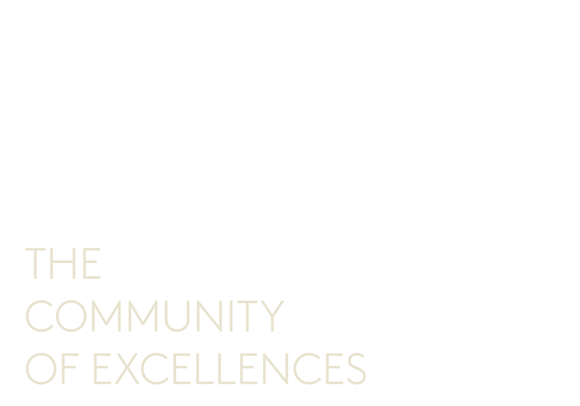 The Community Of Excellence