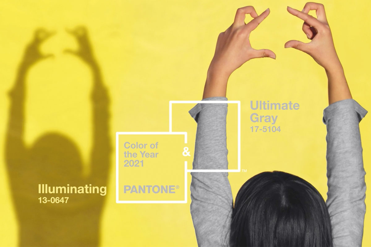 Pantone 2021: between yellow and gray for a full year of hope